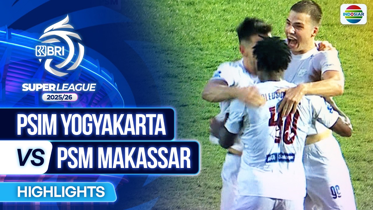 PSIM Yogyakarta vs PSM Makassar Highlights