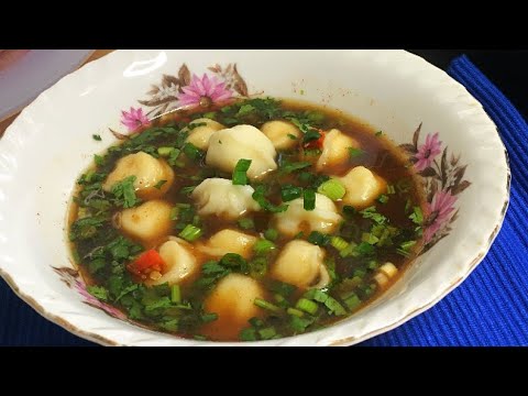 Pelmeni Spicy Soup - Russian Dumplings | Русские Пельмени Easy Pelmeni Recipe @PinasTasty