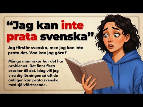 Jag förstår svenska – men varför kan jag inte prata?