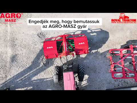 Agromasz / Agro-Masz Cutter 30 aprítóhenger - tájékoztató videóval - Royal traktornál