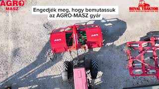 Agromasz / Agro-Masz Cutter 30 valjak za usitnjavanje - s informativnim videom - kod traktora Royal