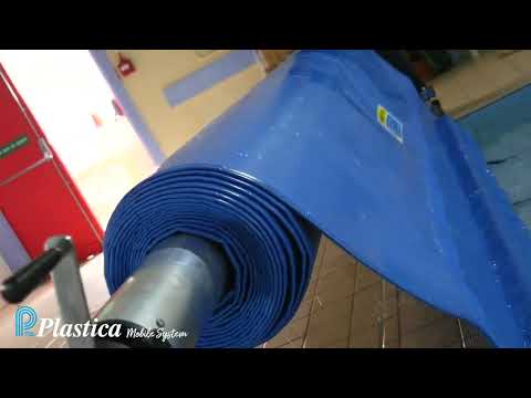 Plastica Mobile Reel System Cover – on and off