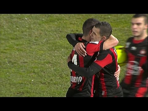 Goal Valentin EYSSERIC (82') - OGC Nice - FC Lorient (1-1) / 2012-13