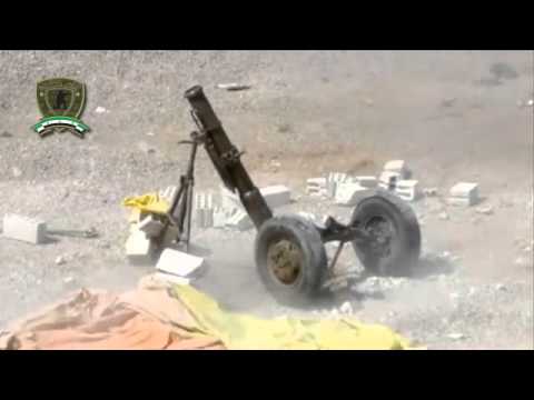 استهداف كتيبة شهداء حرستا بقذائف الهاون مواقع قوات النظام في مدينة حرستا في ريف دمشق