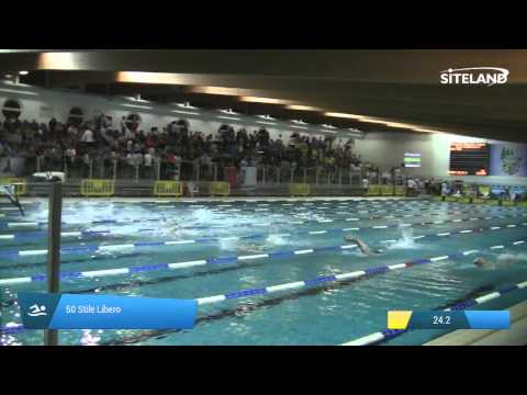 Serie 4 dei 50 Stile Libero  Assoluti Maschi Master - Campionati Regionali Master 2015 VENETO e FRI