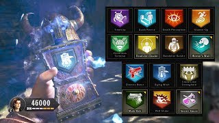 BLACK OPS 4 ZOMBIES ALL PERKS GAMEPLAY: NEW PHD SLIDER, WINTERS WAIL &amp; MORE (Black Ops 4 Zombies)