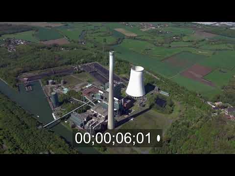 Power plant of STEAG in Bergkamen at Ruhrgebiet in the state North Rhine-Westphalia, Germany