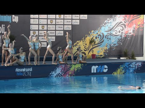 Mediterranean Synchronized Swimming Cup - Comen 2014 - Combo Spain