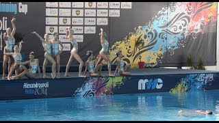 preview picture of video 'Mediterranean Synchronized Swimming Cup - Comen 2014 - Combo Spain'