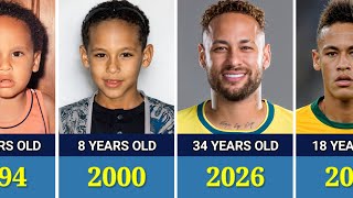 Neymar Jr. Transformation From 1 to 34 Years Old