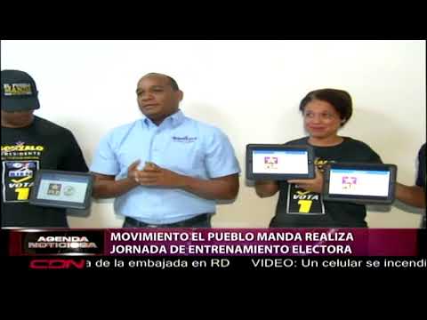 Movimiento El Pueblo Manda realiza jornada de entrenamiento electoral