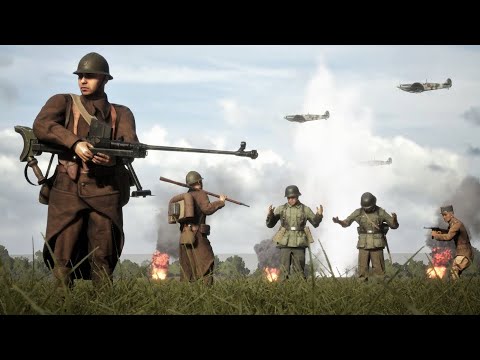 Post Scriptum Boys Anti Tank Rifle vs. Infantry - 4K