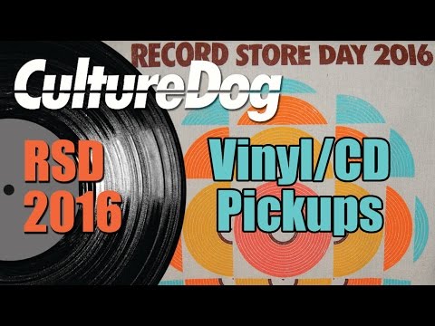 Vinyl / CD Pickups and Unwrapping – Record Store Day 2016