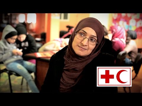 Providing support for women in Mar Elias, Lebanon - Palestine Red Crescent Society