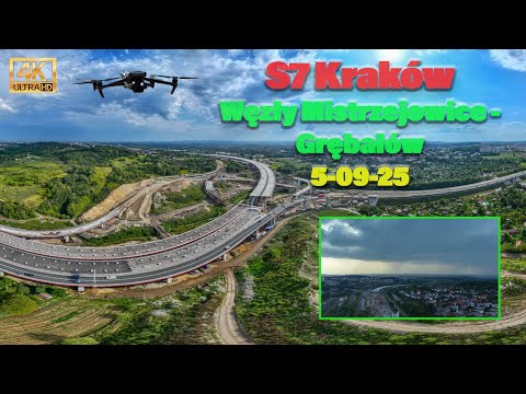 Construction of #S7 #Widoma - #Kraków Junction #Mistrzejowice #Grębałów | September 5, 2025