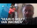 Johan (58) moet rondkomen van € 1000,- per maand