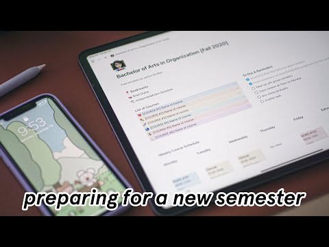 University Class Management | Notion Template | Prototion