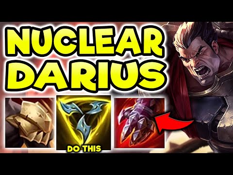 NUCLEAR DARIUS TOP! 1V9 TOPLANE EASIER THAN EVER - S11 DARIUS TOP GAMEPLAY (Season 11 Darius Guide)