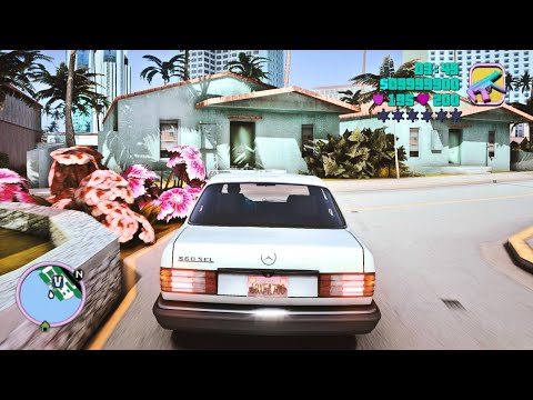 GTA Vice City: Remastered 2021- Ray Tracing Graphics on RTX 3090