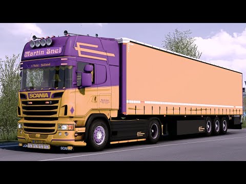 [POV] ETS 2 Scania R450 ´´Martin Snel´´ Heilbronn Map from Schwaigern to Sontheim (4K)