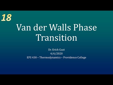 Van der Walls Phase Transition