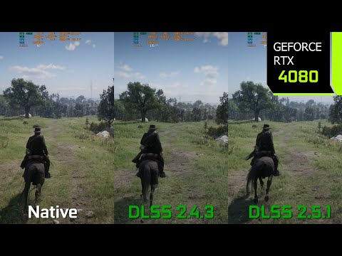 Red Dead Redemption 2 | DLSS 2.4.3 vs DLSS 2.5.1 - Significant Image Quality Improvements | RTX 4080