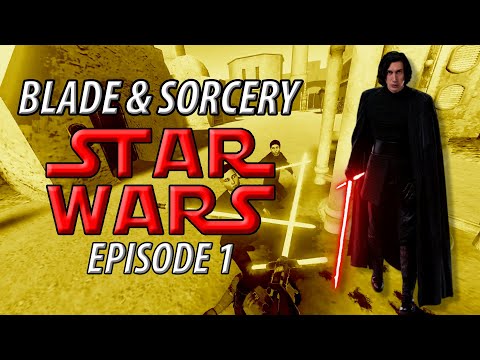 Destroying YOUNGLINGS on TATOOINE in VR | Blade and Sorcery lightsaber | Star wars mod