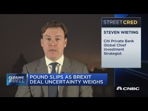 Brexit uncertainty weighs on the British pound
