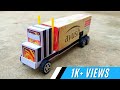 Container Truck එකක් ලේසියෙන්ම හදමුද​ How To Make Small Toothp