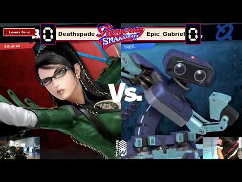 Deathspade (Bayonetta) vs Epic_Gabriel (ROB) - Losers Semi-Final - Homerun Smash 2!