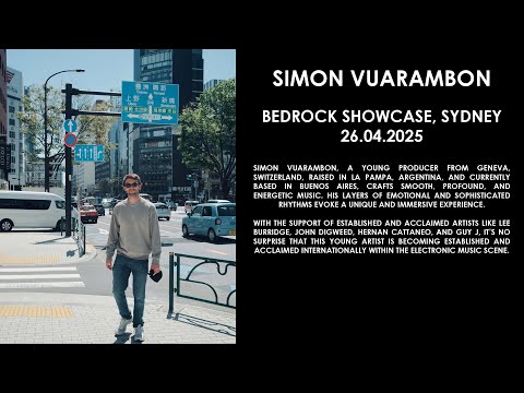 SIMON VUARAMBON (Switzerland/Argentina) @ Bedrock Showcase, Sydney 26.04.2025