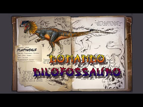 Como domar DILOFOSSAURO - Ark Survival Evolved