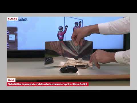 e Mesimi Klasa 6 - 6048 Fizikë - Shembëllimi te pasqyrat e rrafshta dhe instrumentet optike