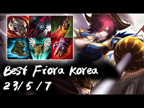Best Fiora Korea Top vs Rumble | Korea High Elo Replays