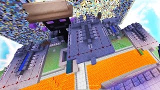 MINECRAFT BATTLE SIEGE - MASSIVE CASTLE DEFENSE!