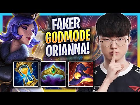 FAKER LITERALLY GOD MODE WITH ORIANNA! - T1 Faker Plays Orianna MID vs Yasuo! | Bootcamp 2023