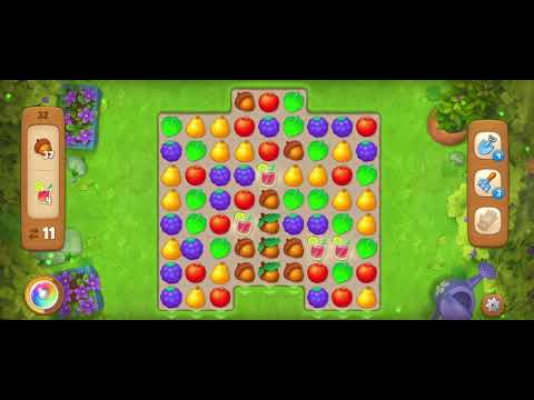 Gardenscapes Level 32 NO BOOSTERS   UPDATED