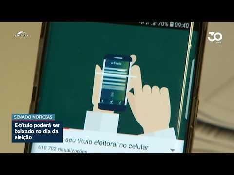 Eleições 2026 | E-título poderá ser baixado no dia da eleição
