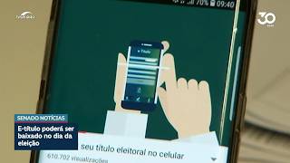 Eleições 2026 | E-título poderá ser baixado no dia da eleição
