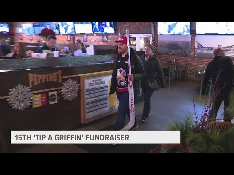 Grand Rapids Griffins | 15th annual 'Tip a Griffin' fundraiser held…