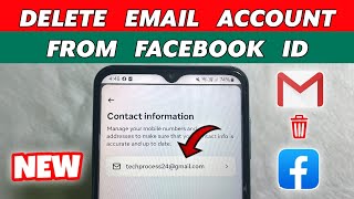 How to Remove your Email account from Facebook ID - Full Guide