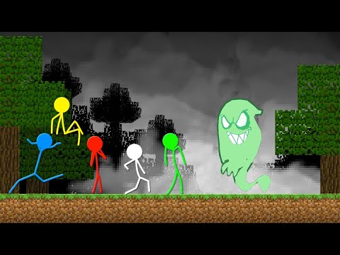 Stickman vs Minecraft AVM Shorts Alan Becker Animation vs Animator Ghost School