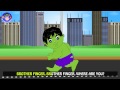 Hulk Finger Family