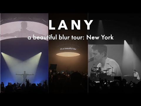LANY : a beautiful blur - The World Tour 2024 (Live in New York), last day of North America tour NYC