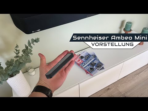 Sennheiser Ambeo Soundbar Mini mit Dolby Atmos, DTS:X, eARC und Streaming Diensten