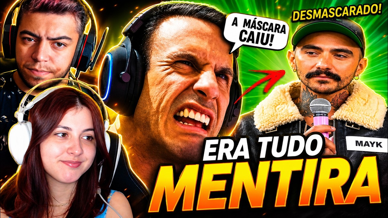 SUPER XANDÃO REAGINDO - bro foi desmentido em rede nacional | MAYK LEÃO FOI DESMASCARADO | JJ REACT