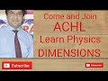 Learn Physics (Dimensions)