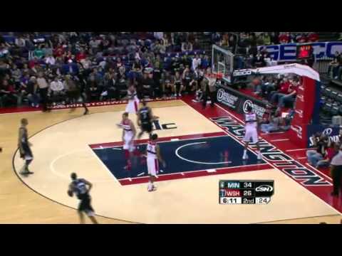 NBA. Timberwolves - Wizard 08/01/2012. Assistance of the Night. Rubio to Williams