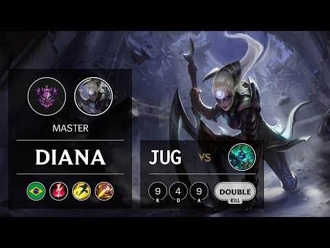 Diana Jungle vs Hecarim - BR Master Patch 9.17