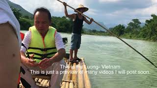 preview picture of video 'BAMBOO RAFTING IN PU LUONG VIETNAM'